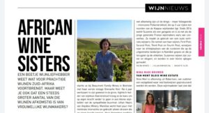 Dutch WIne Sister in Winelife Magazine
